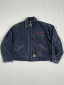 Vintage Carhartt Detroit Jacket Washed Navy (L)
