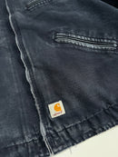 Vintage Carhartt Detroit Jacket Washed Navy (L)